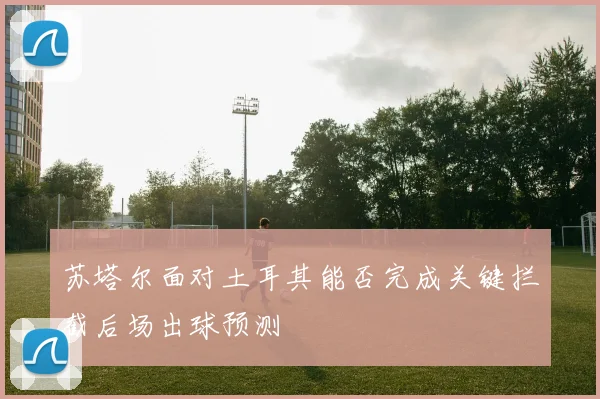苏塔尔面对土耳其能否完成关键拦截后场出球预测